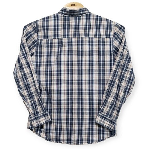 Levi's Western Pearl Snap Long Sleeve‎ Plaid Shirt Size Large Modern Fit - Picture 3 of 5